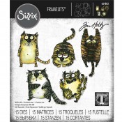 Sizzix Framelits Die Set: Snarky Cats 664803