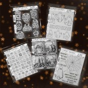 Tim Holtz Halloween 2024 Stamp Bundle HN24STBD