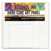 Tim Holtz Alcohol Ink Hard-Core Art Panel: Square Pack - TAC66927