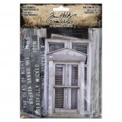 Tim Holtz Idea-ology Baseboards + Transparencies, Halloween - TH94334
