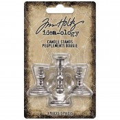 Tim Holtz Idea-ology Adornments: Candle Stands, Halloween 2022 - TH94166