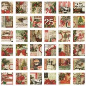 Tim Holtz Idea-ology: Collage Tiles, Christmas 2021 TH94189
