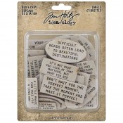 Tim Holtz Idea-ology: Quote Chips, Labels - TH94320