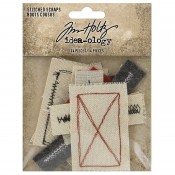 Tim Holtz Idea-ology Textiles: Stitched Scraps TH94035