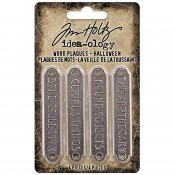 Tim Holtz Idea-ology: WORD PLAQUES, HALLOWEEN 2021 available from Stampers Anonymous