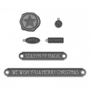 Tim Holtz Idea-ology: Word Plaques + Tags, Christmas 2023 TH94352