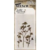 Tim Holtz Layering Stencil - Wildflower THS035