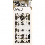 Stampers Anonymous THS006 Cling Stamps Layered Stencil 4.125 by 8.5" Dot Fade 