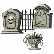 Sizzix Thinlits Die Set: Graveyard, Colorize - 666383
