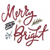 Sizzix Thinlits Die Set: Merry & Bright - 664739
