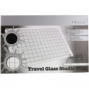 Tim Holtz Travel Glass Studio Mat, White - 2634eUS