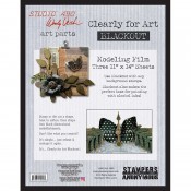 Studio 490 Wendy Vecchi - Clearly for Art Blackout, Large WVCLRBLKLG