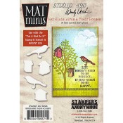 Wendy Vecchi Mat Minis: Birds and Their Houses WVMM07