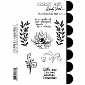 Wendy Vecchi Cling Mount Stamps - Flourishing Art SCS148