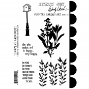Wendy Vecchi Cling Mount Stamps - Country Garden Art SCS151