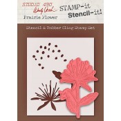 Wendy Vecchi STAMP-it Stencil-it: Prairie Flower WVSTST021