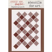 Wendy Vecchi Stencils for Art - Repeating Quilt WVSFA041