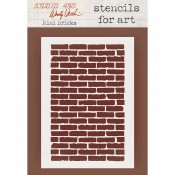 Wendy Vecchi Stencils for Art - Mini Bricks WVSFA053
