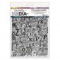 Dina Wakley Media Collage Paper: Jumbled Letters - MDA81838