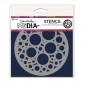 Dina Wakley Media Stencil: Bubbles Coaster - MDS84921