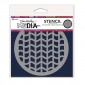 Dina Wakley Media Stencil: Tire Tracks Coaster - MDS84983