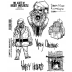 Brett Weldele Cling Mount Stamps - Zombie Santa BWC014