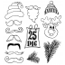 Dylusions Cling Mount Stamps - Christmas Accessories DYR35800