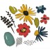 Sizzix Thinlits Die Set: Modern Floristry 665853