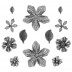 Tim Holtz Idea-ology Adornments: Floral TH93789