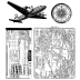 Tim Holtz Cling Mount Stamps - Air Travel CMS102