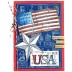 Tim Holtz Cling Mount Stamps - Americana Blueprint CMS145