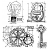 Tim Holtz Industrial Blueprint CMS149