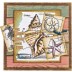 Tim Holtz Cling Mount Stamps - Nautical Blueprint CMS194