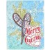 Tim Holtz Cling Mount Stamps - Christmas Blueprint 4 CMS201