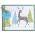 Tim Holtz Cling Mount Stamps - Halftone Christmas CMS204