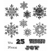 Tim Holtz Cling Mount Stamps - Mini Weathered Winter CMS246