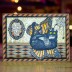Tim Holtz Cling Mount Stamps: Snarky Cat Halloween CMS407