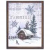 Tim Holtz Cling Mount Stamps - Scribble Woodland CMS282