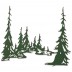 Sizzix Thinlits Die: Tall Pines 665583