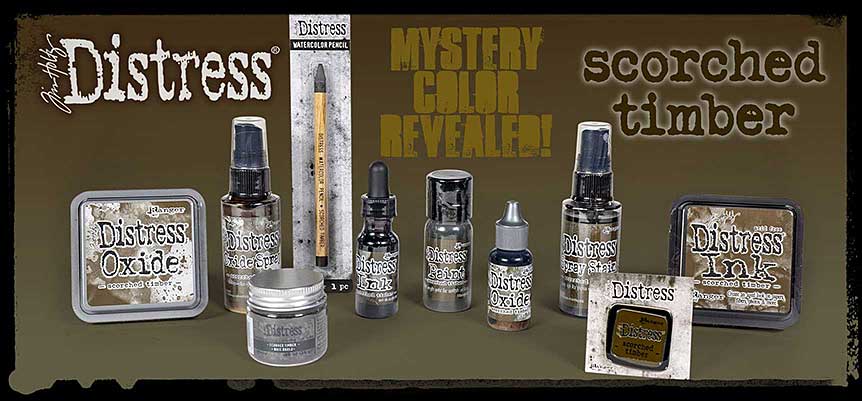 New Distress Color: Scorched Timber from Tim Holtz!